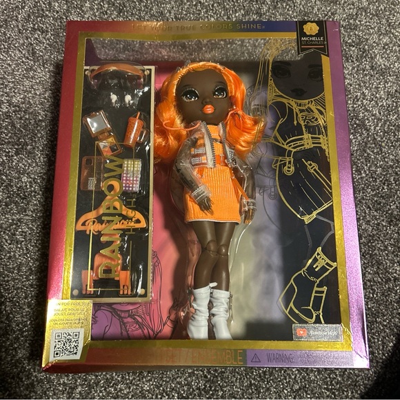 Rainbow High Michelle St. Charles Series 5 Stunning Orange Fashion Doll See Pics - Picture 2 of 8